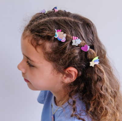 Unicornland mini hajgumik – 8 darabos