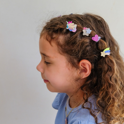 Unicornland mini hajgumik – 8 darabos