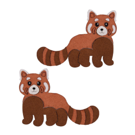 Vörös panda hajcsatok – 2 darabos