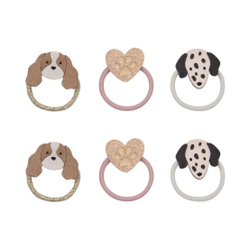 Puppy Love mini hajgumik – 7 darabos