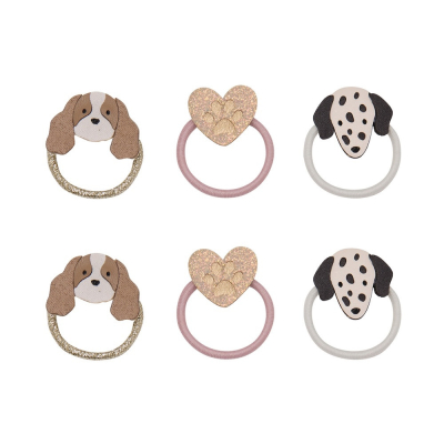 Puppy Love mini hajgumik – 7 darabos