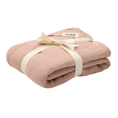 BIBS muszlinpólya (púderrózsaszín)