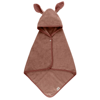 BIBS kapucnis törölköző (mackó)